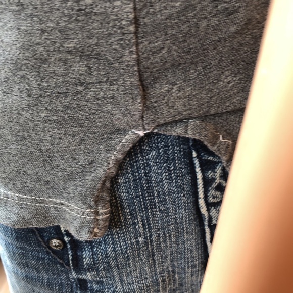 Cute DASH intentionally distressed, short, sleeved crew neck T-shirt - Picture 6 of 9